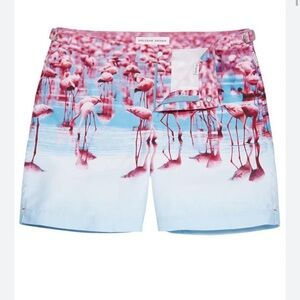 Orlebar Brown “Flamingo” Swim trunks. Sold out! Worn once! Size 36